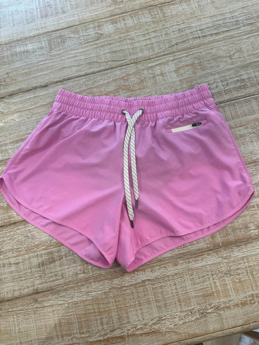 Vuori Pink Athletic Shorts